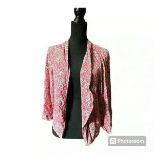 Torrid pink floral blazer
